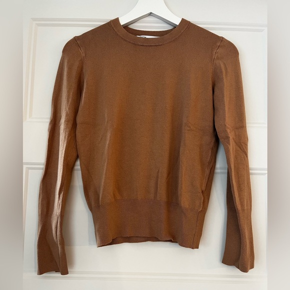 Zara long sleeve tan sweater - Picture 1 of 2